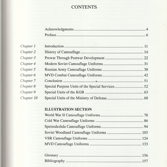 'Camouflage Uniforms of the Soviet Union and Russia 1937 to the Present' Book