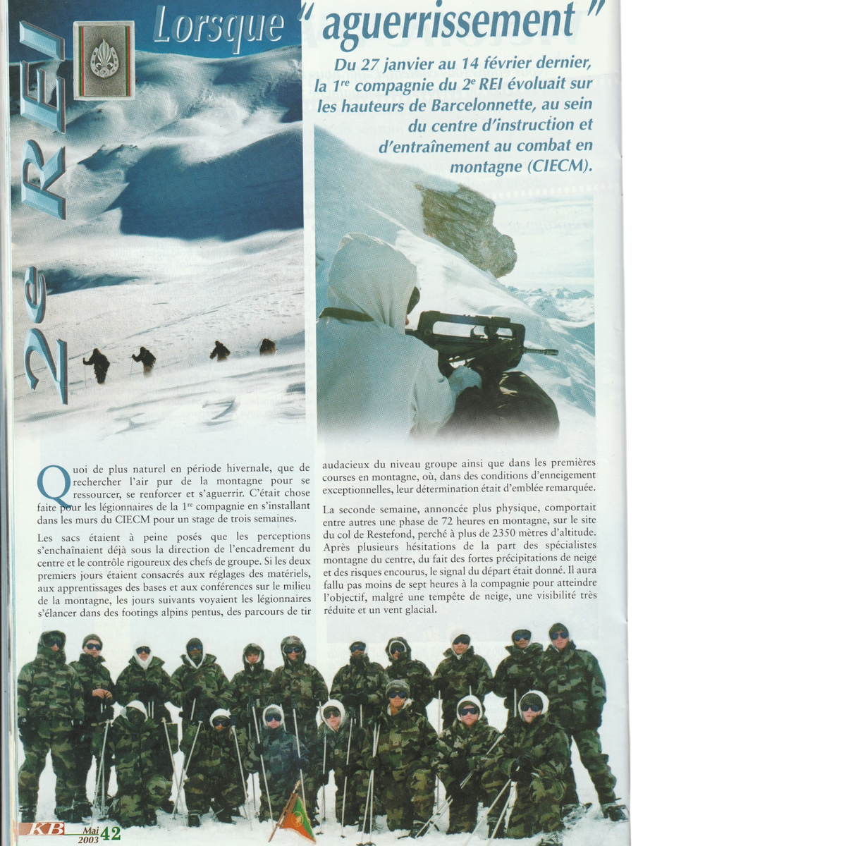 'Kepi Blanc' FFL Magazine