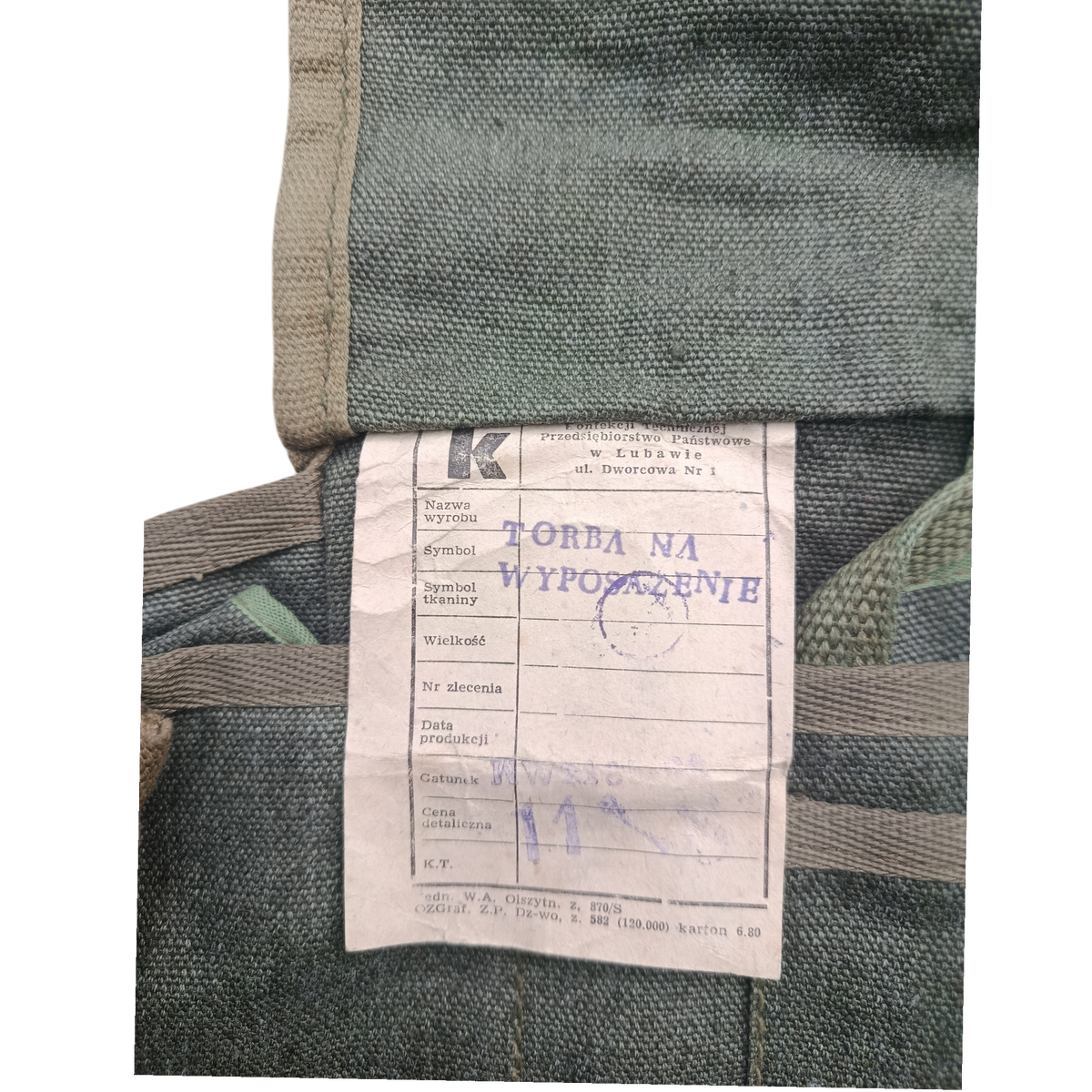 Polish Military Field Equipment Bag