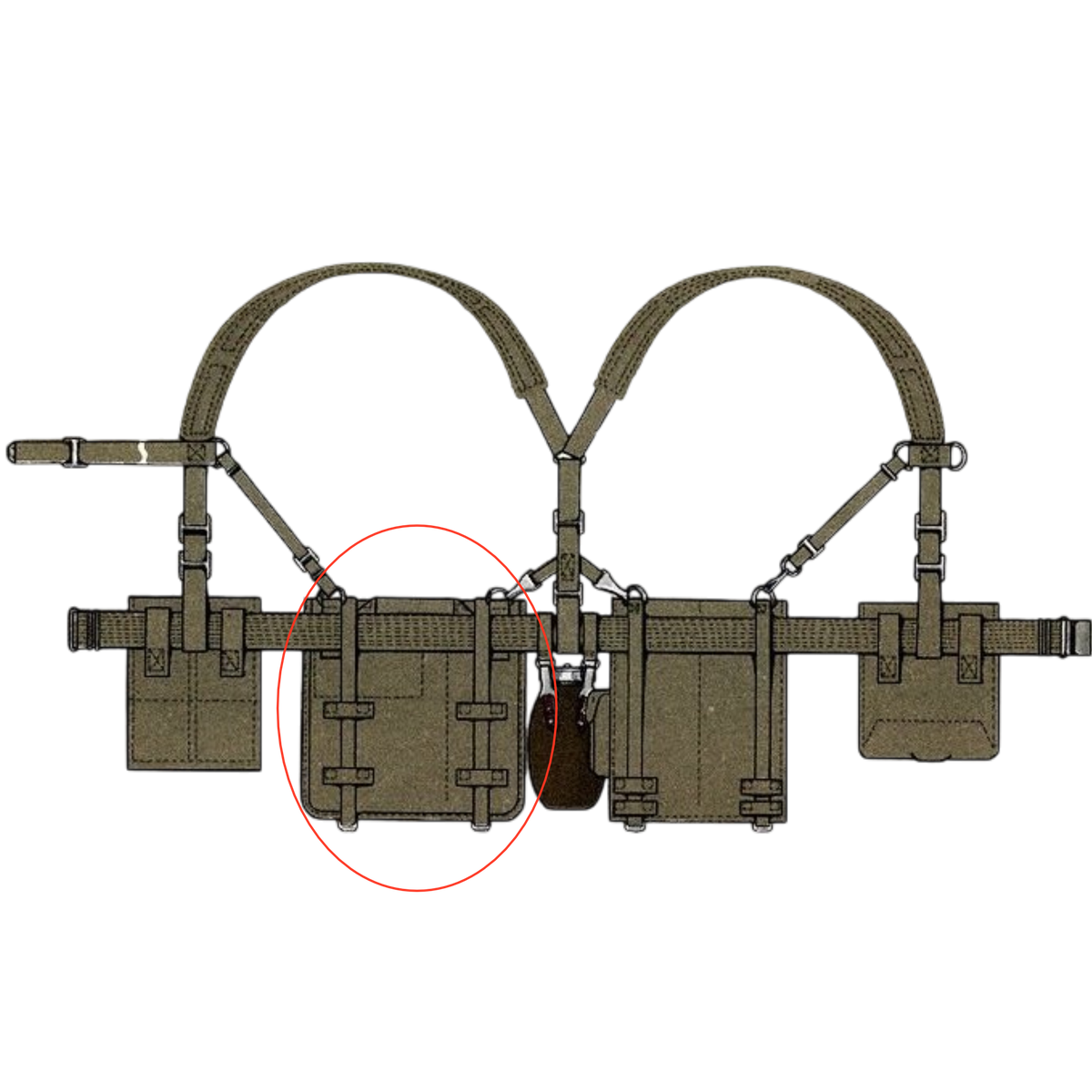 Polish Military Field Equipment Bag