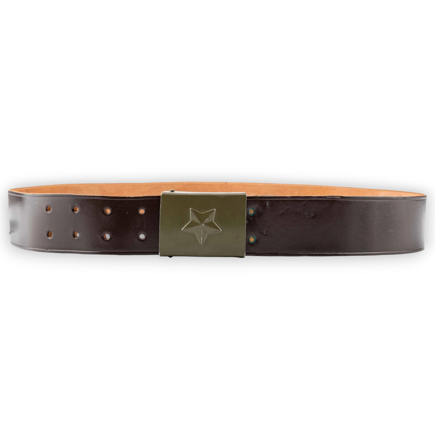 Czechoslovakian Army Leather Belt