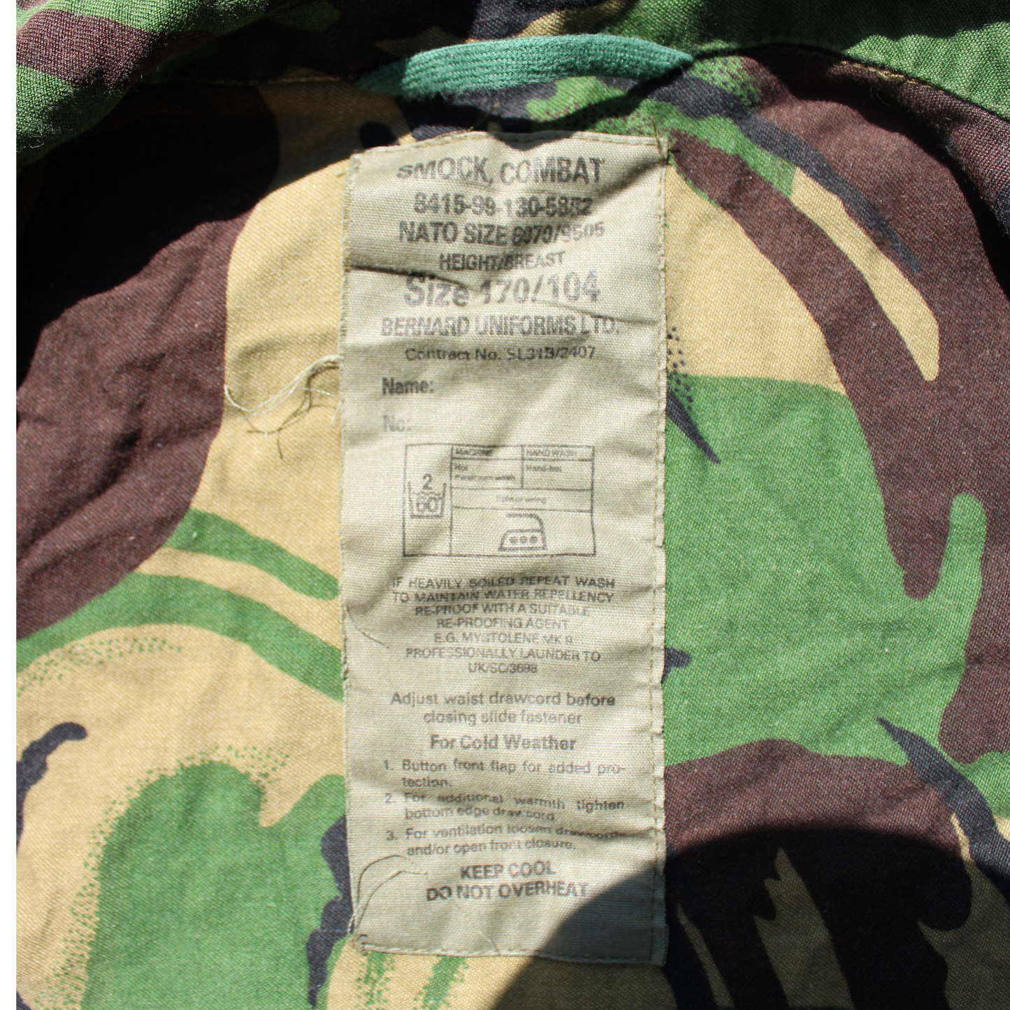 British 'DPM' Combat Smock