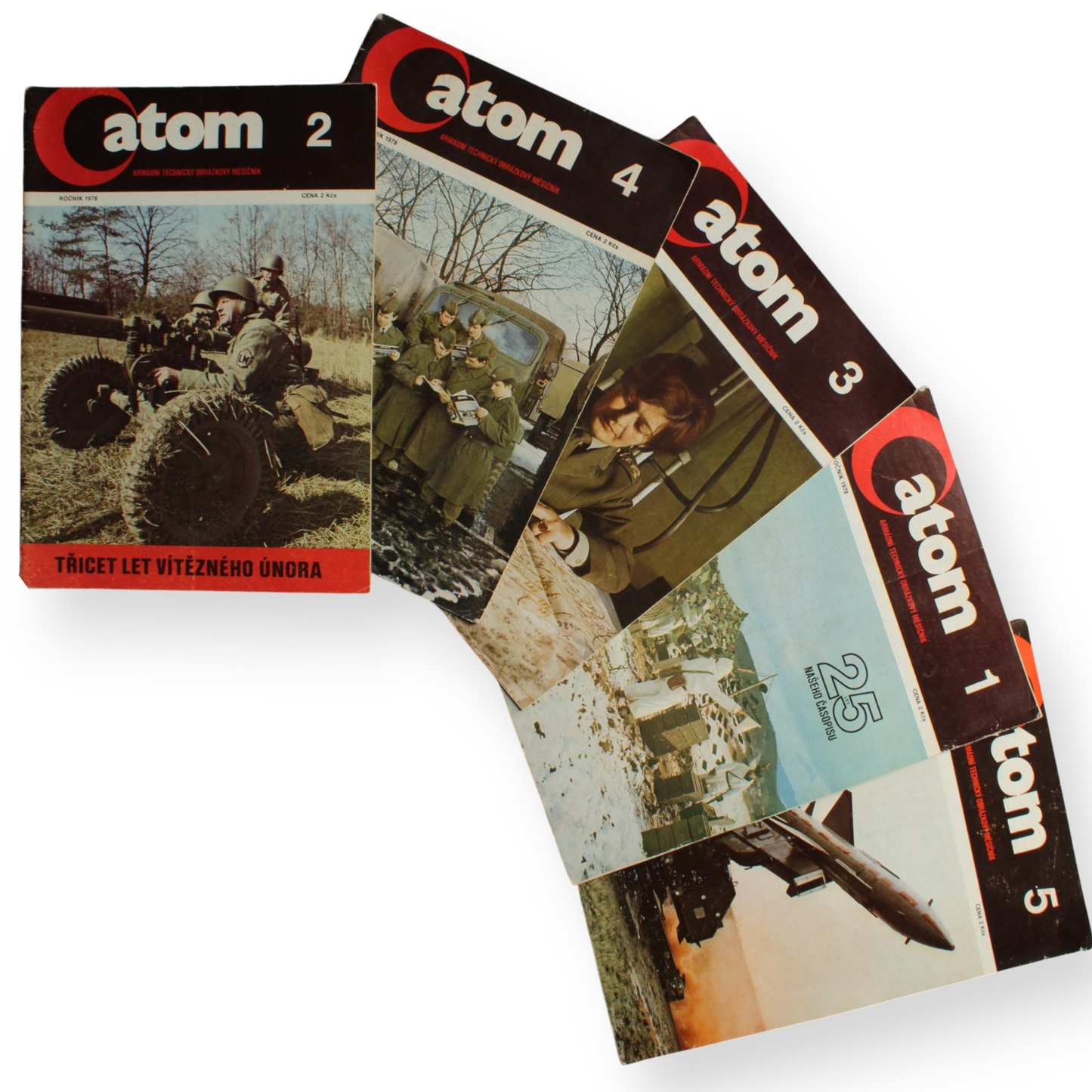 'Atom' Czechoslovakian Military Magazine